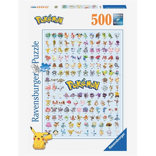 Pokemon Jigsaw Puzzle - Pokémon The First 151 - 500 Pieces